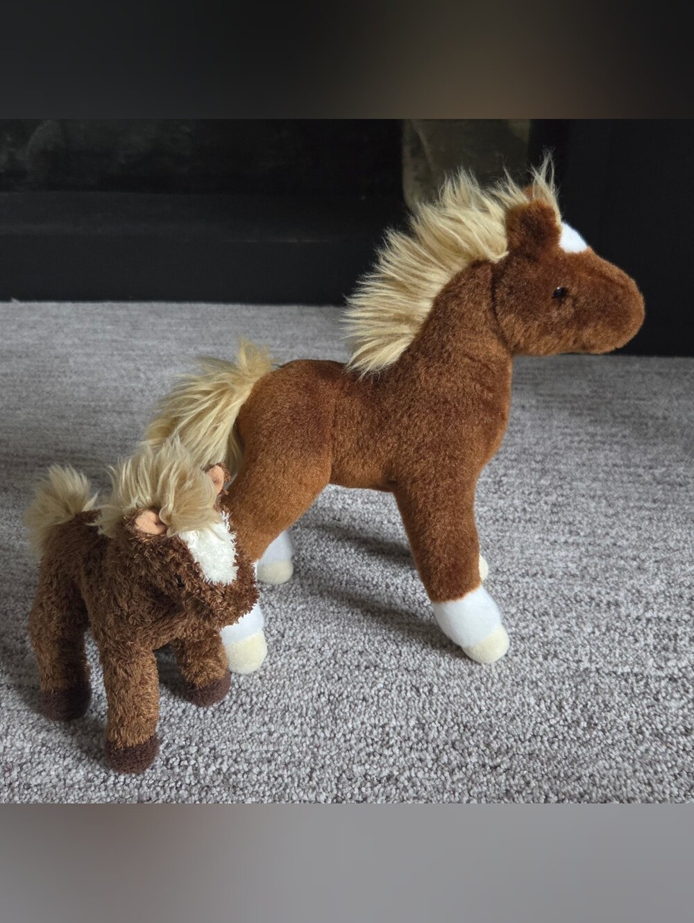 Douglas Teak Chestnut Foal Plush Horse Toy Stuffed Pony